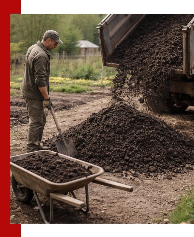 Доставка качественной земли для огорода в Губкине