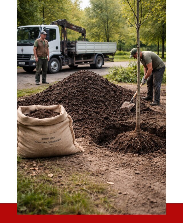 Грунт для посадки деревьев в Губкине от 1219 р. | ПРОНЕРУДГбк