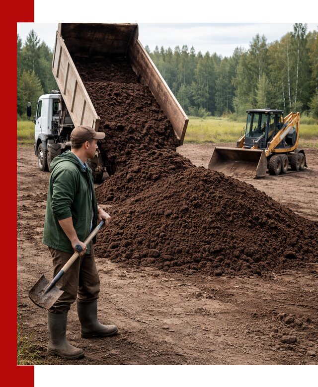 Купить верховой торф с доставкой в Губкине для садоводства и растений