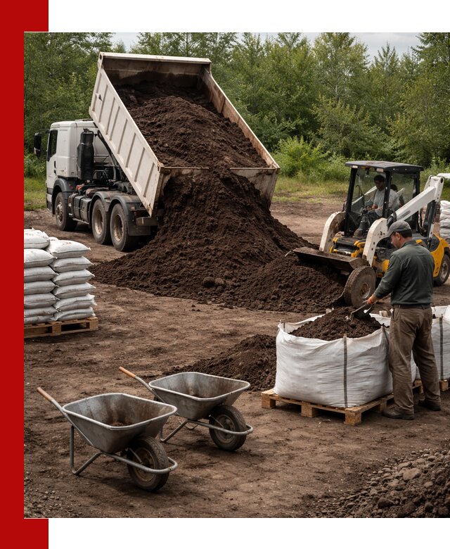 Доставка и продажа торфогрунта в Губкине оптом и в розницу