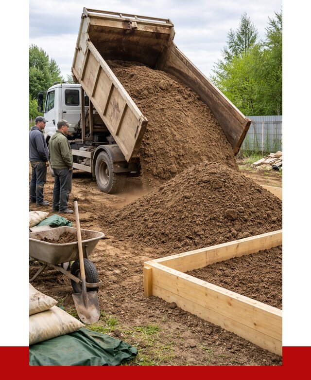 Торфо песчаная смесь в Губкине с доставкой от 1879 р. | ПРОНЕРУДГбк