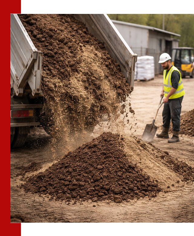 Доставка торфо-песчаной смеси в Губкине для строительства и озеленения