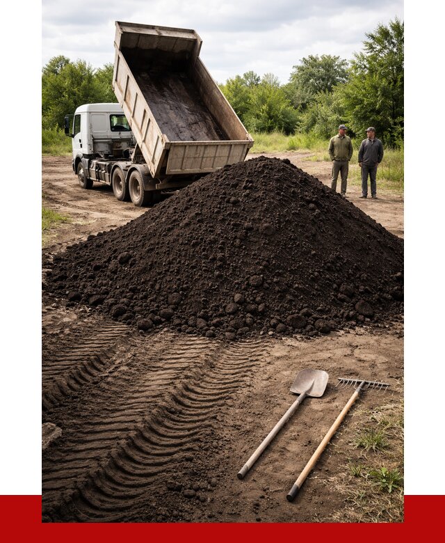 Купить чернозем навалом в Губкине от 1219 р. за куб | ПРОНЕРУДГбк