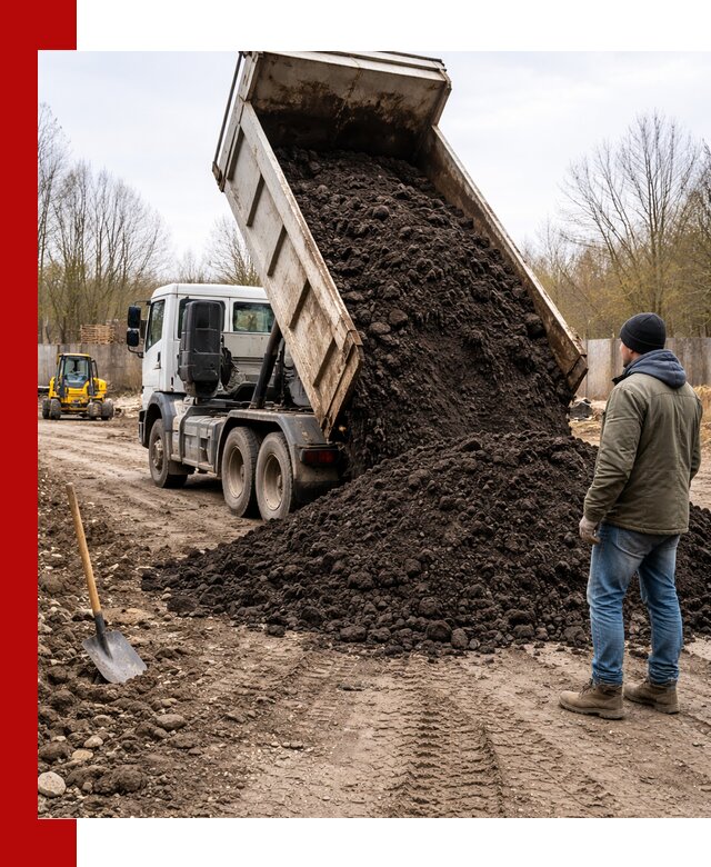Доставка чернозема навалом в Губкине быстро и выгодно