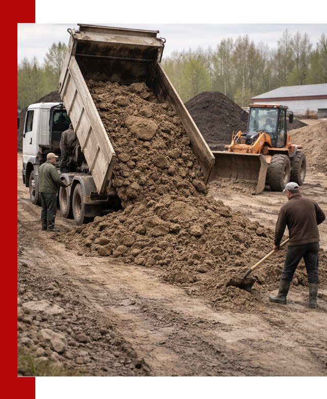 Доставка глин и суглинков в Губкине оптом и вкрай