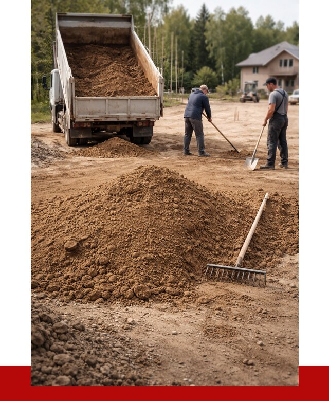 Суглинок для планировки в Губкине с доставкой от 4266 р. | ПРОНЕРУДГбк