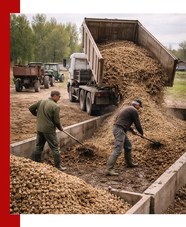 Куриный помет с доставкой в Губкине оптом и в розницу