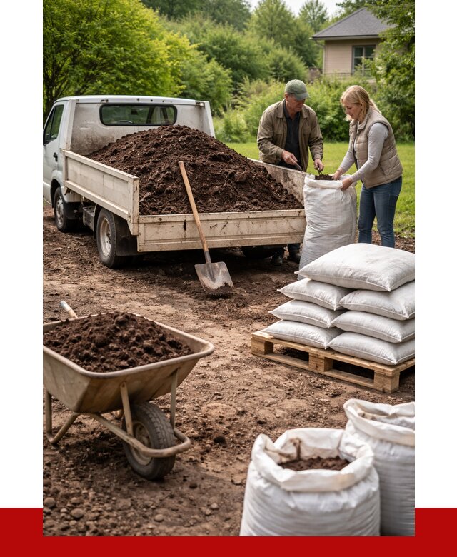 Перегной в мешках с доставкой в Губкине от 2235 р. | ПРОНЕРУДГбк