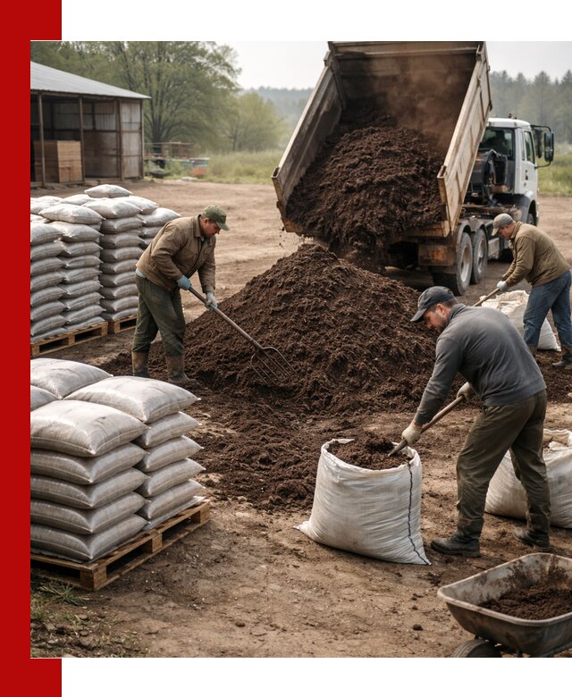 Доставка компоста оптом и в розницу в Губкине