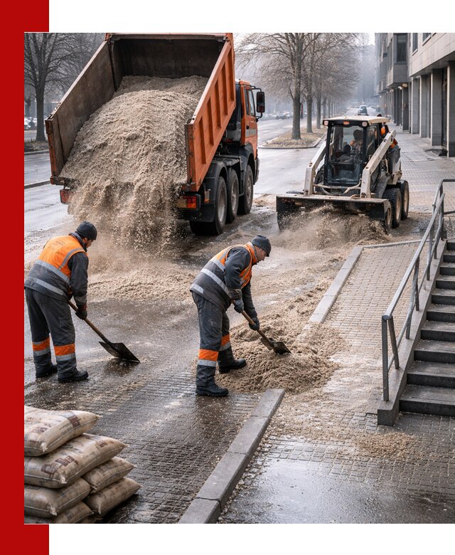 Поставка противогололедных материалов в Губкине