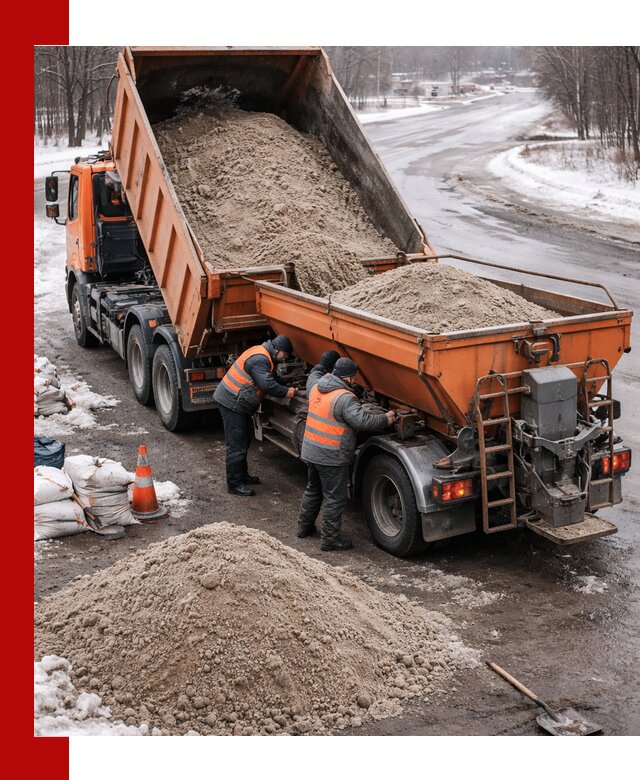 Поставка и вывоз пескосоля в Губкине оптом и в розницу