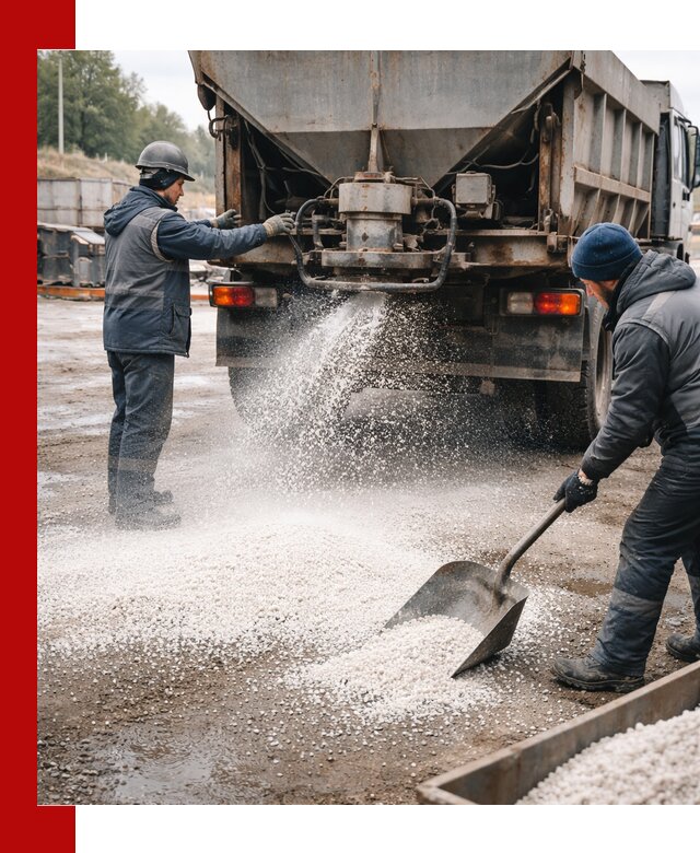 Доставка и продажа хлористого кальция в Губкине