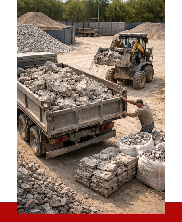 Купить бой бетона с доставкой в Губкине от 4876 р. | ПРОНЕРУДГбк