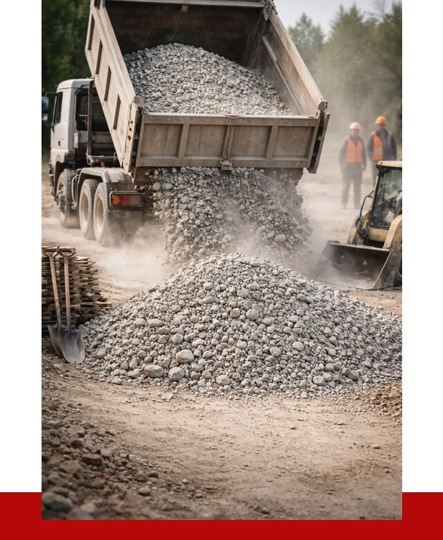 Купить дробленый бетон в Губкине от 1727 р./куб | ПРОНЕРУДГбк