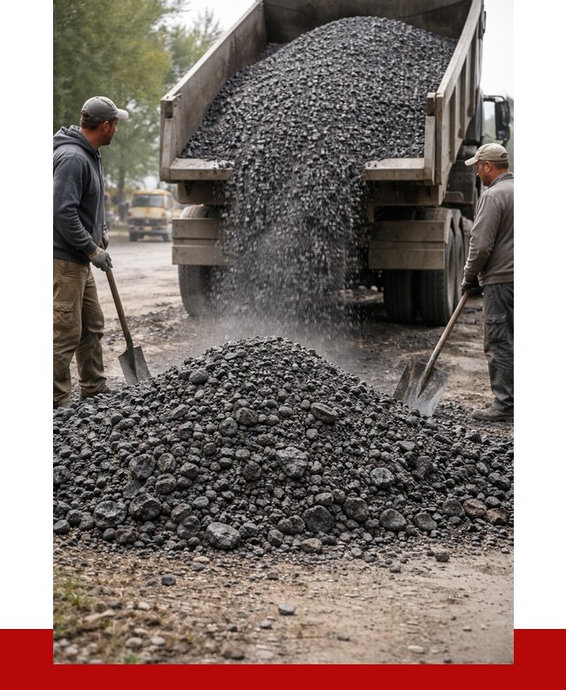 Дробленый асфальт в Губкине от 2844 р. с доставкой | ПРОНЕРУДГбк