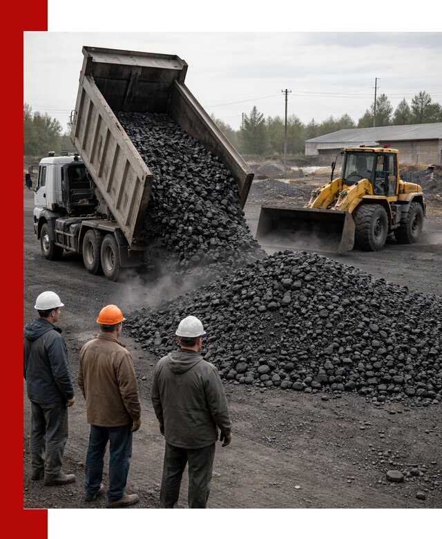 Доставка угля антрацита в Губкине с самосвалами и погрузкой