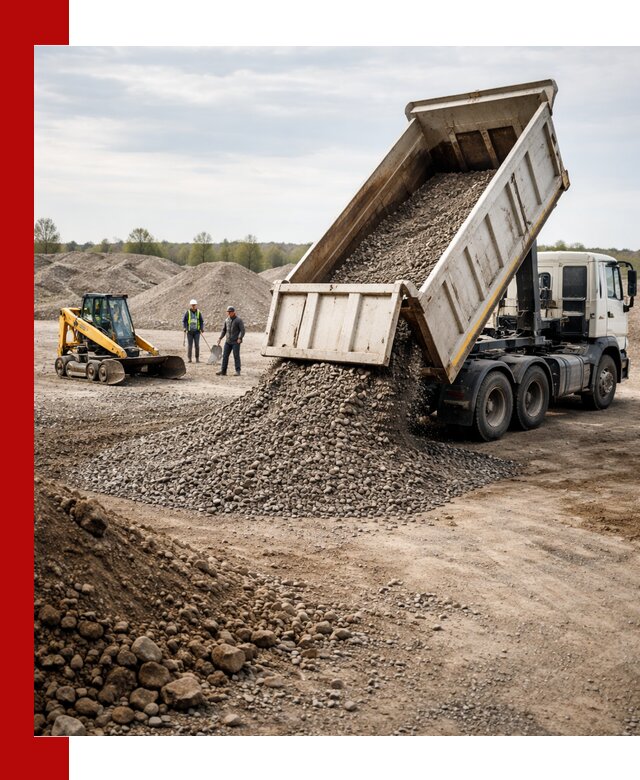 Доставка самосвалом 25 м³ в Губкине быстро и надежно