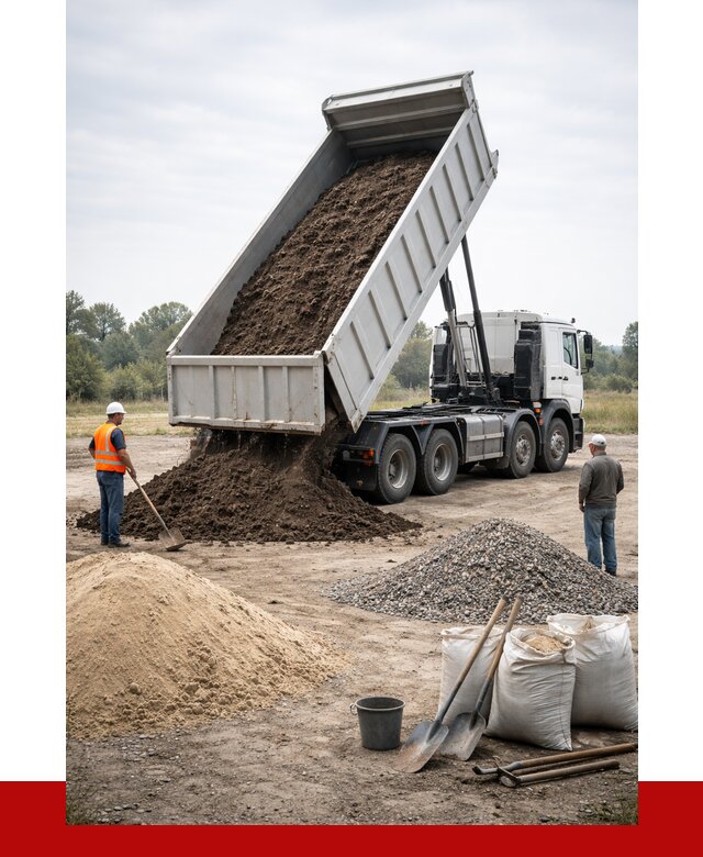 Доставка самосвалом 30 кубов в Губкине от 8634 р. | ПРОНЕРУДГбк