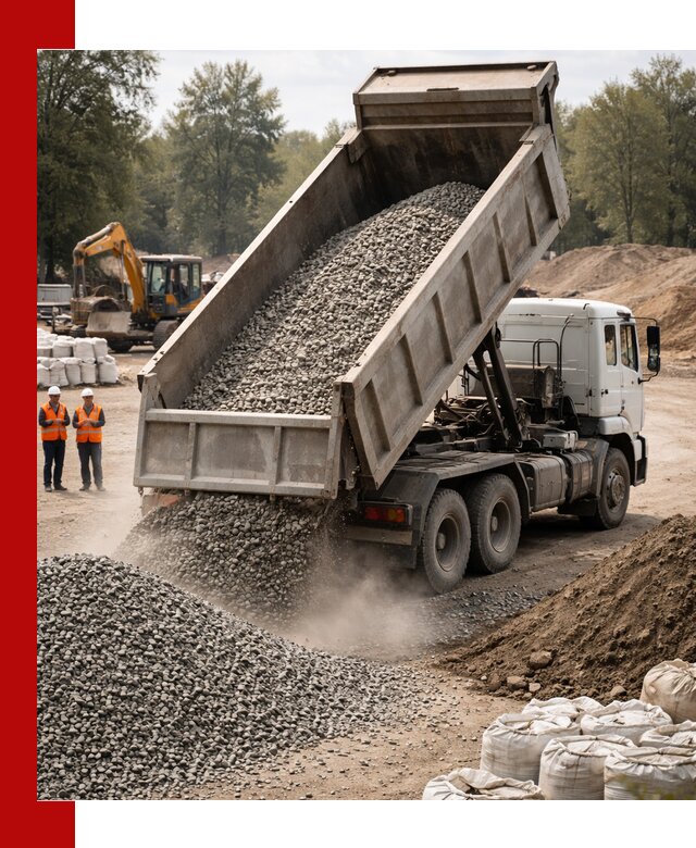 Аренда самосвала в Губкине для доставки сыпучих и нерудных материалов