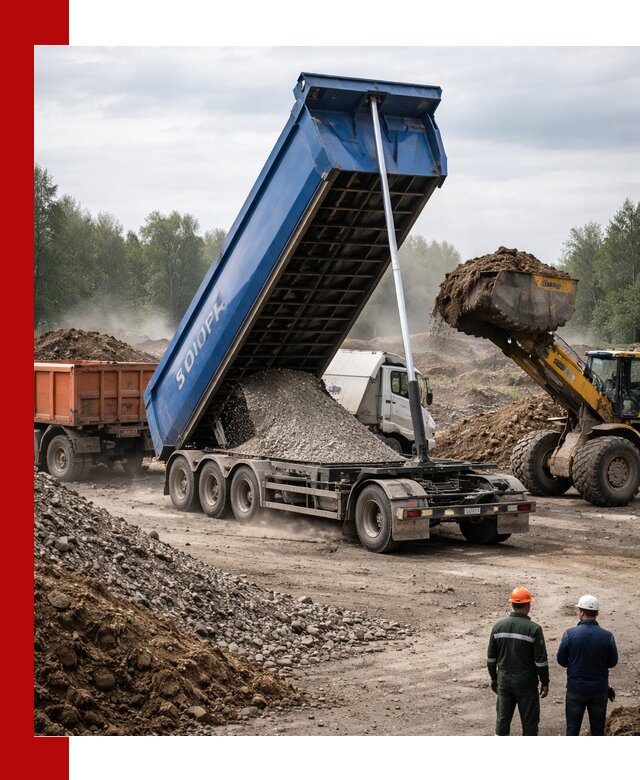 Аренда тонар 40 тонн в Губкине с доставкой материалов