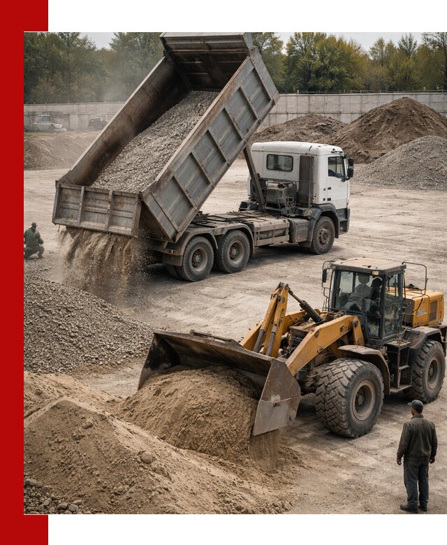 Перевозка сыпучих грузов самосвалами и бортовыми в Губкине