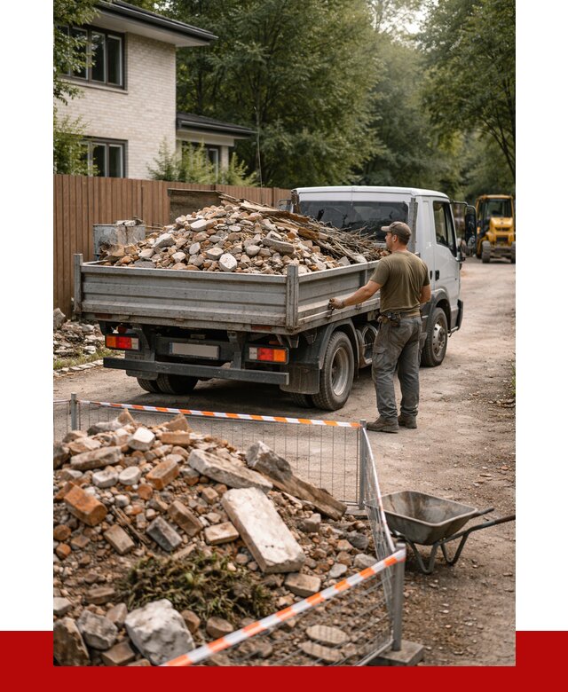 Вывоз строительного мусора с погрузкой в Губкине от 7619 р | ПРОНЕРУДГбк