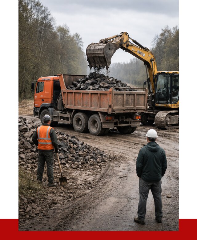 Вывоз асфальта в Губкине от 4571 р. самосвалом ПРОНЕРУДГбк