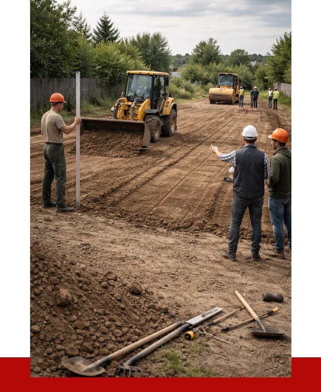 Планировка участка грунтом в Губкине от 4571 р ПРОНЕРУДГбк