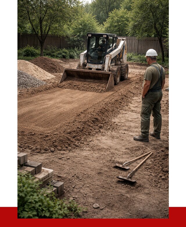 Выравнивание участка под ключ в Губкине от 3555 р. | ПРОНЕРУДГбк